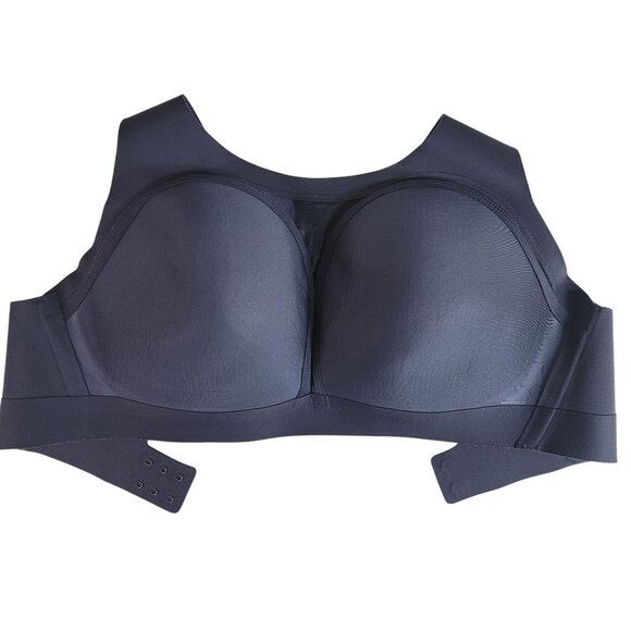Lululemon Sports Bra Blue Midnight 34DD Enlite Seamless Full Coverage Weave Back - Picture 6 of 9